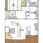 家族時間を充実させるセカンドリビングのある4LDK　二階建て間取りプラン